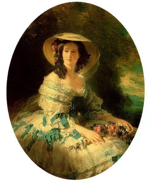 Franz Xaver Winterhalter Eugenie of Montijo, Empress of France oil painting picture